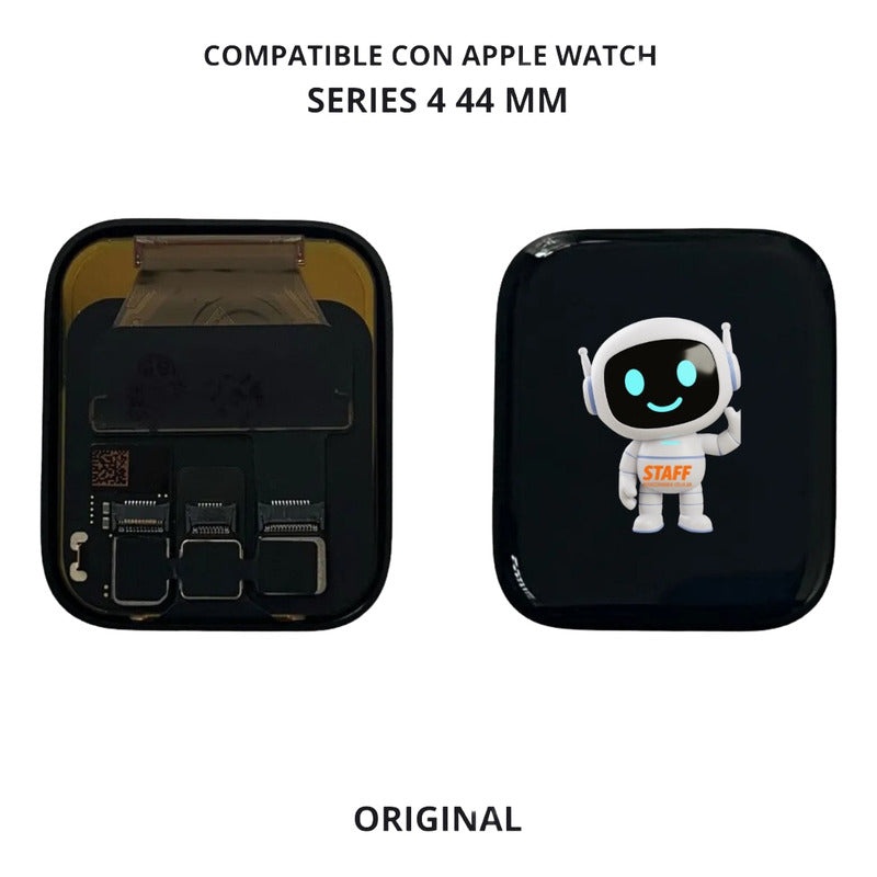 Pantalla Display Para Apple Watch Series 4 44 Mm Premium Negro