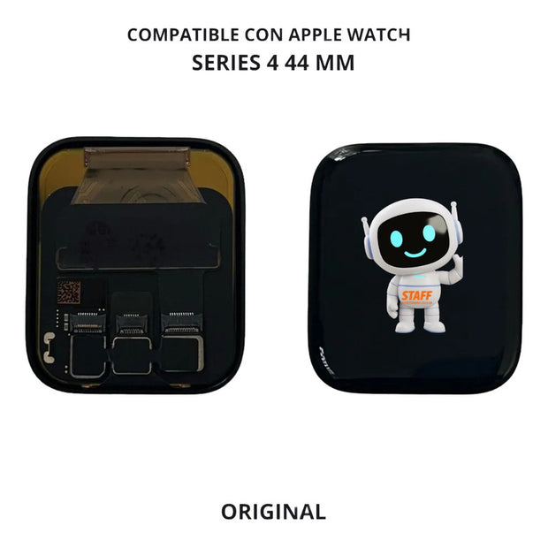 Pantalla Display Para Apple Watch Series 4 44 Mm Premium Negro