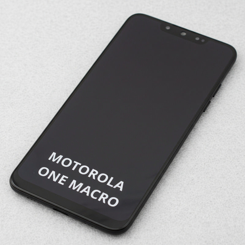 Pantalla Compatible Motorola One Macro Alta Calidad Premium Negro