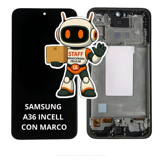 Pantalla Samsung A36 5g Incell C/ Marco Alta Calidad Premium Negro