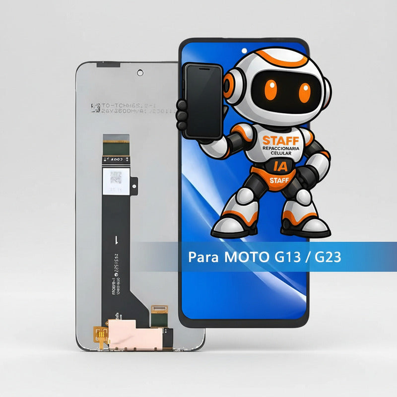 Pantalla  Compatible Motorola G13 Alta Calidad Premium Negro
