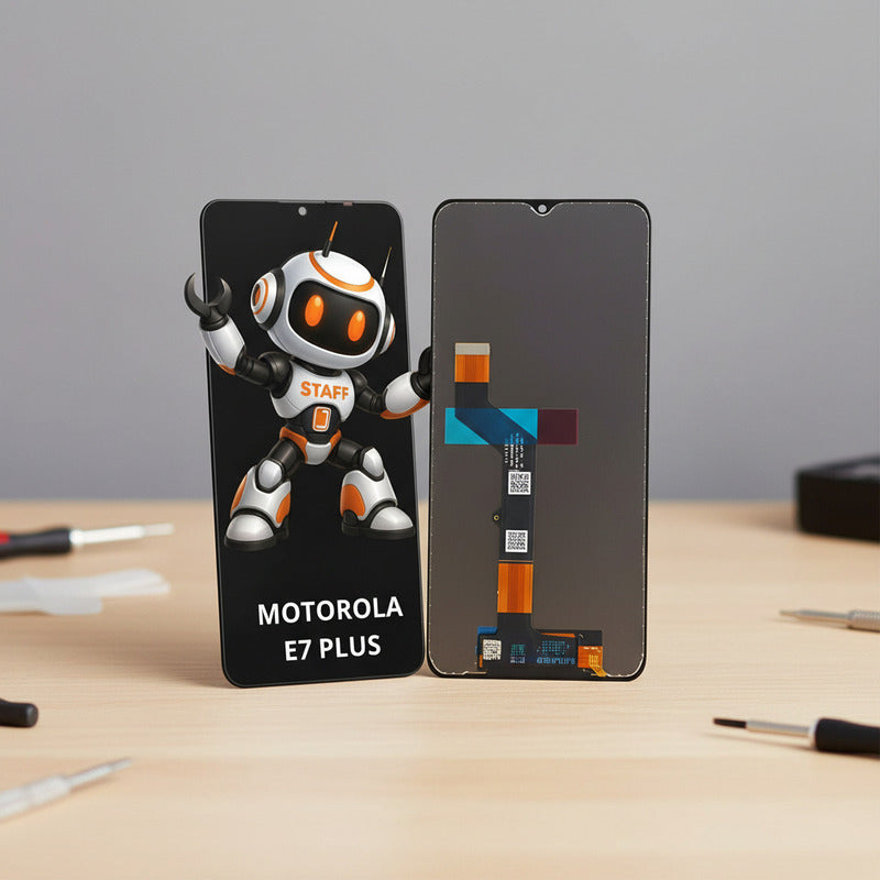 Pantalla Compatible Motorola E7 Plus Alta Calidad Premium Negro