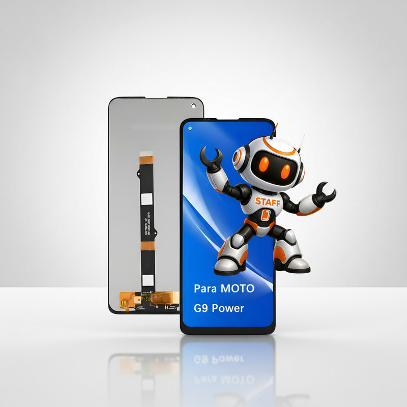 Pantalla Compatible Motorola G9 Power Alta Calidad Premium Negro