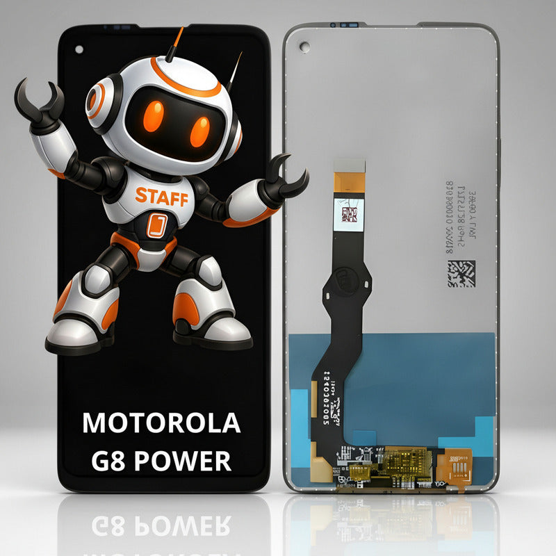 Pantalla Compatible Motorola G8 Power Alta Calidad Premium Negro