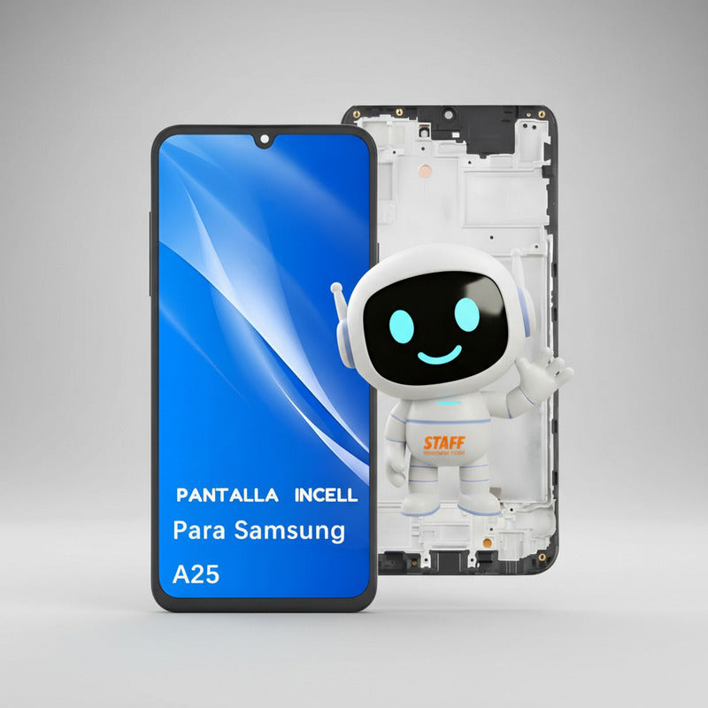 Pantalla Display Para Samsung A25 A256e/n A256e Incell Marco Negro