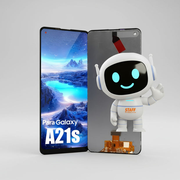 Pantalla Samsung A21s  Alta Calidad Premium Negro