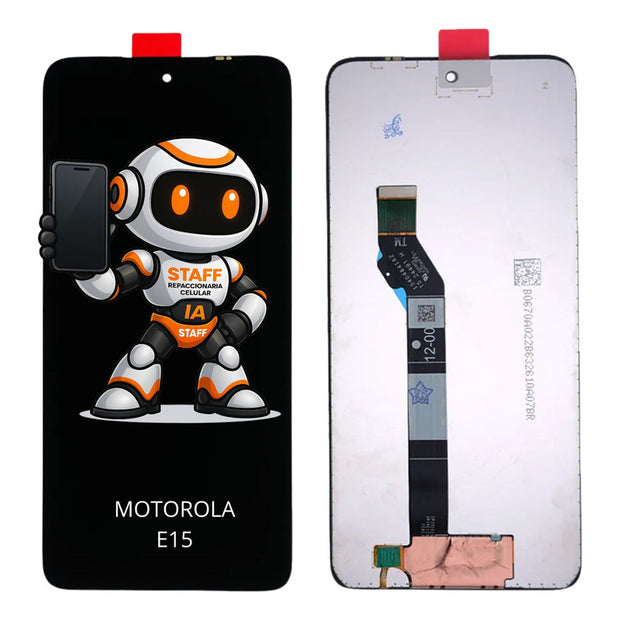 Pantalla Motorola E15 Xt2523 Alta Calidad Premium Negro