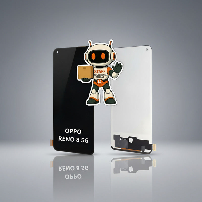 Pantalla Compatible Oppo Reno 8 5g Oled  Calidad Premium Negro