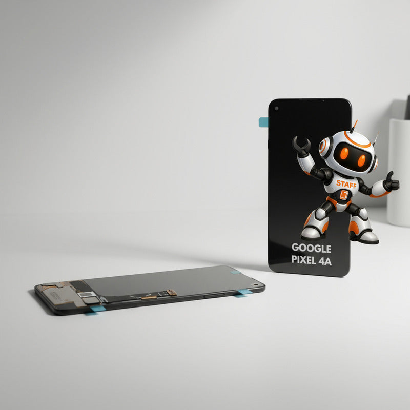 Pantalla Compatible Google Pixel 4a  Alta Calidad Premium Negro