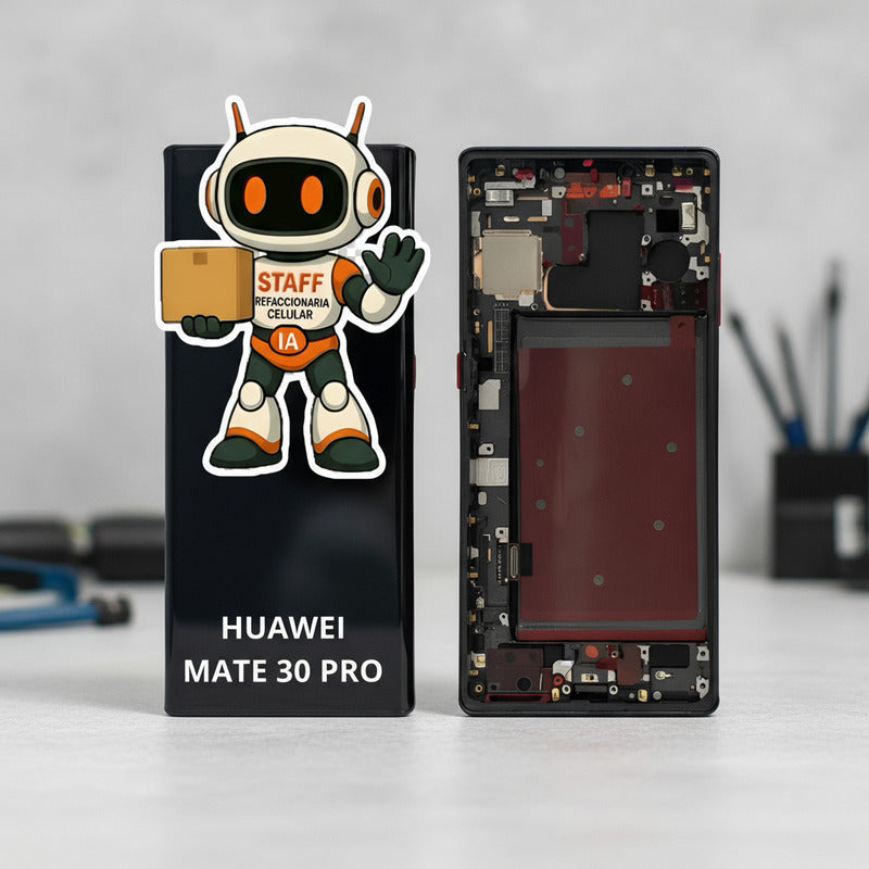 Pantalla Huawei Mate 30 Pro Alta Calidad Amoled C Marco Negro