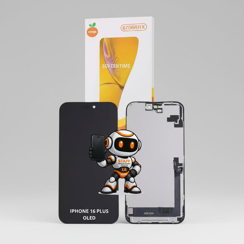 Pantalla iPhone 16 Plus Oled Soft Alta Calidad Premium Negro