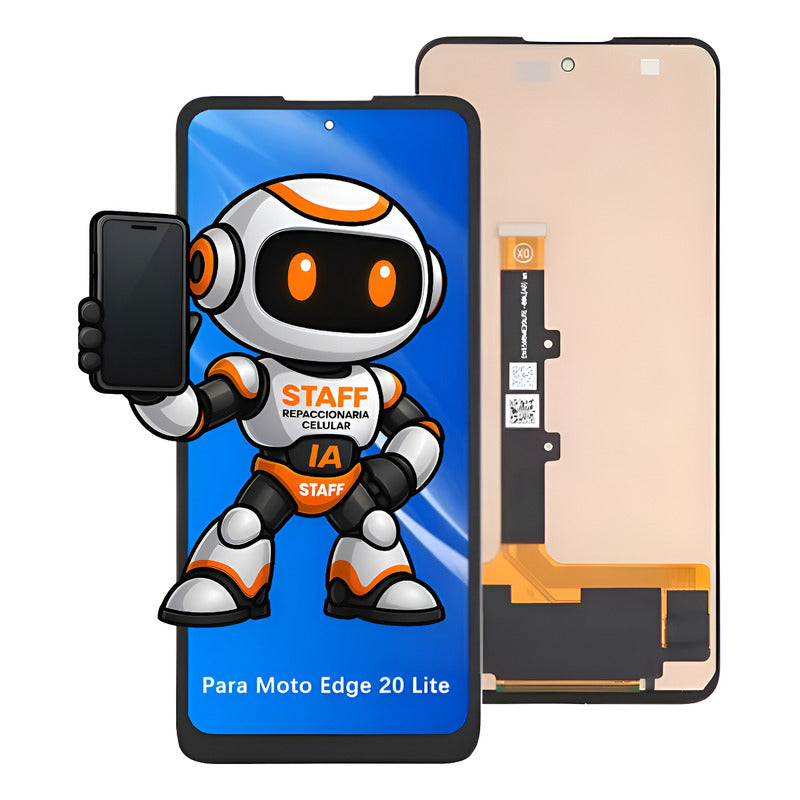 Pantalla Compatible Con Motorola Edge 20 Lite Calidad Incell Negro