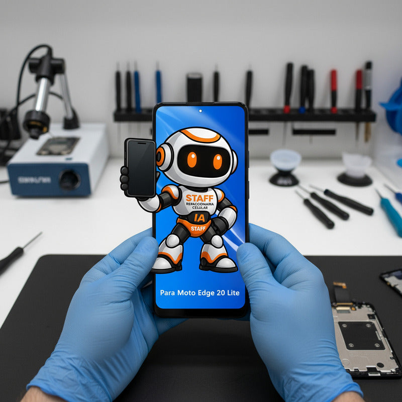 Pantalla Compatible Con Motorola Edge 20 Lite Calidad Incell Negro