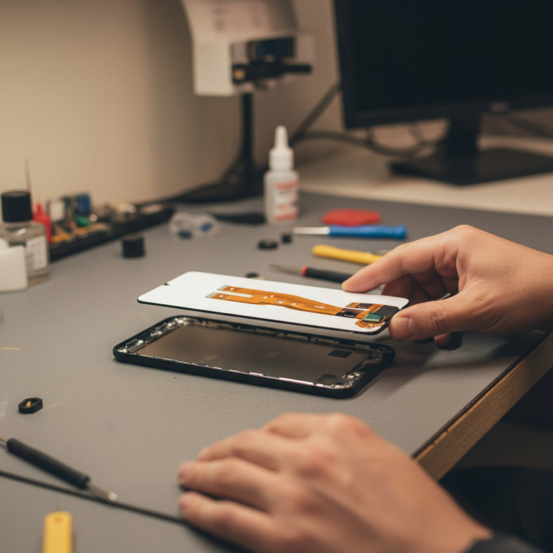 Pantalla Samsung  A05 A055m  Calidad Premium Negro