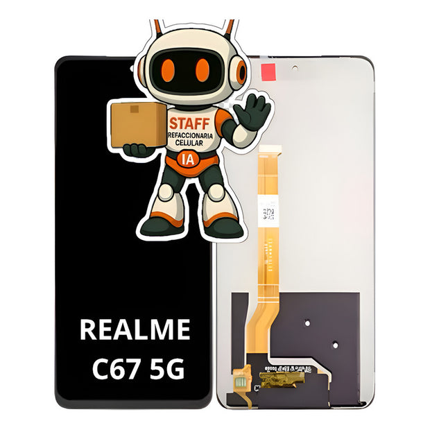 Pantalla Compatible Realme C67 5g Alta Calidad Premium Negro