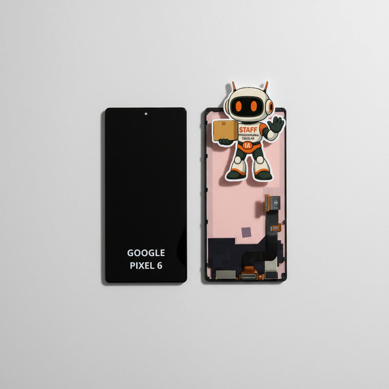 Pantalla Compatible Google Pixel 6 Alta Calidad Premium Negro