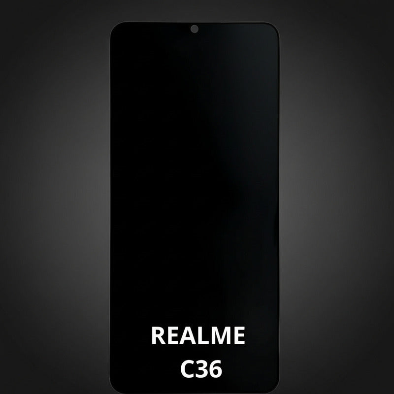 Pantalla Compatible Realme C36 Alta Calidad Premium Negro