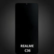 Pantalla Compatible Realme C36 Alta Calidad Premium Negro