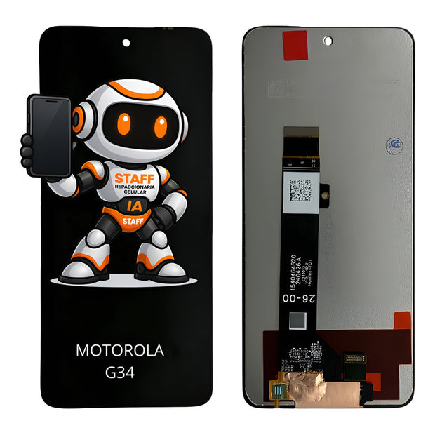 Pantalla Motorola G34 Xt2363 Alta Calidad Premium Negro