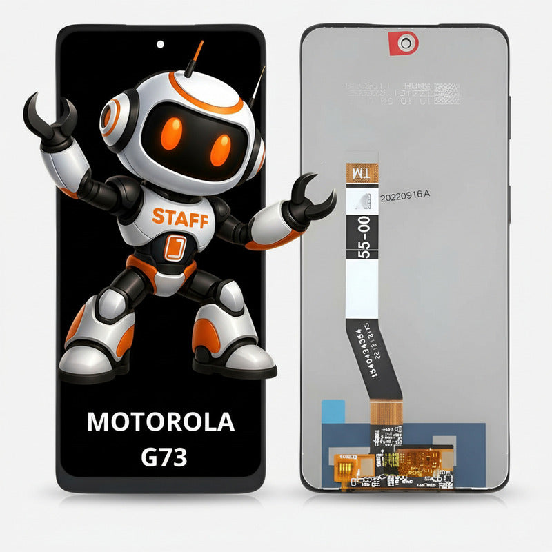 Pantalla Compatible Motorola G73  Alta Calidad Premium Negro