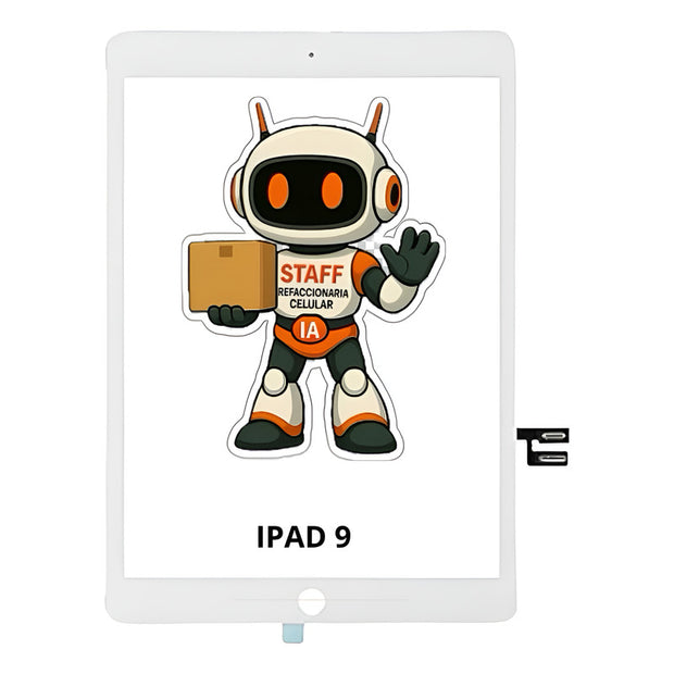 Touch Tactil iPad 5/ Air 1 Con Home Alta Calidad Premium Blanco