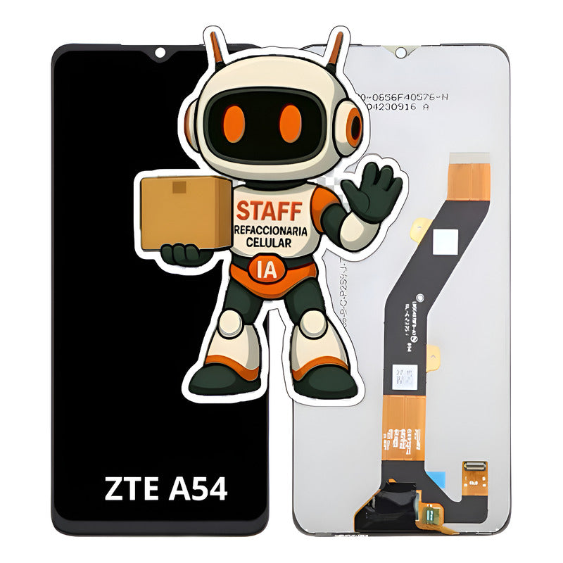 Pantalla Compatible Zte A54 Alta Calidad Premium Negro