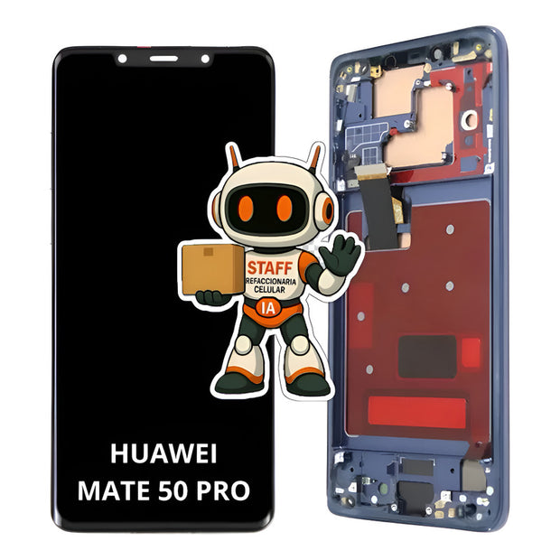 Pantalla Compatible Huawei Mate 50 Pro Alta Calidad Premium Negro