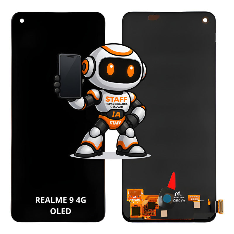 Pantalla Compatible Realme 9 4g Alta Oled  Calidad Premium Negro