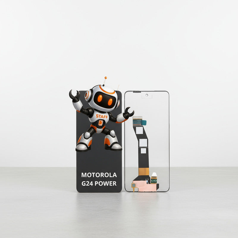 Pantalla Compatible Motorola G24 Power  Alta Calidad Premium Negro