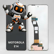 Pantalla Compatible Motorola E14  Alta Calidad Premium Negro
