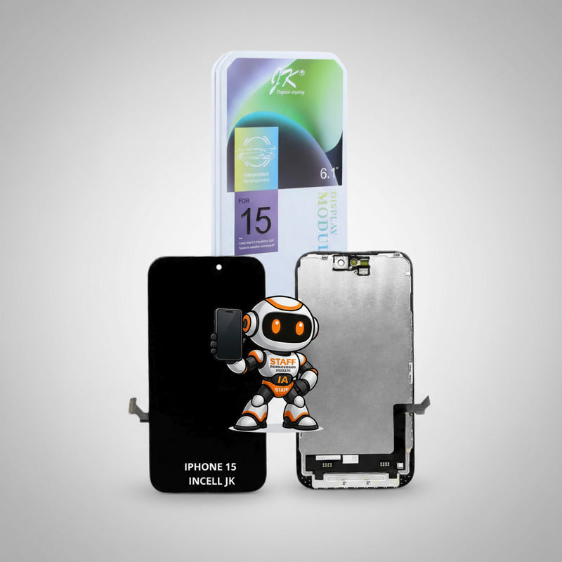 Pantalla iPhone 15 Incell Jk Alta Calidad Premium Negro
