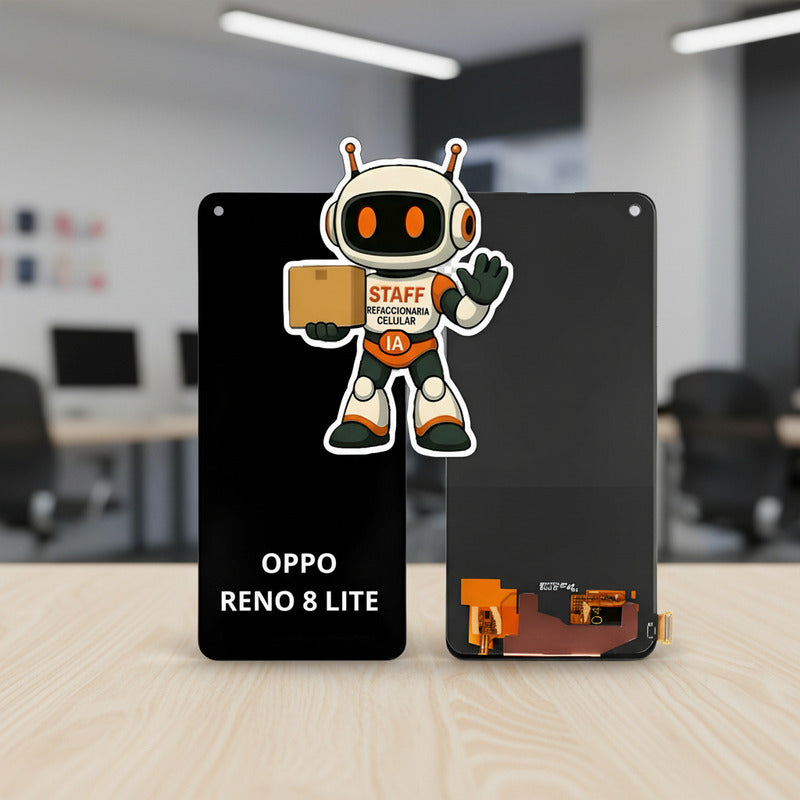 Pantalla Compatible Oppo Reno 8 Lite Oled  Calidad Premium Negro