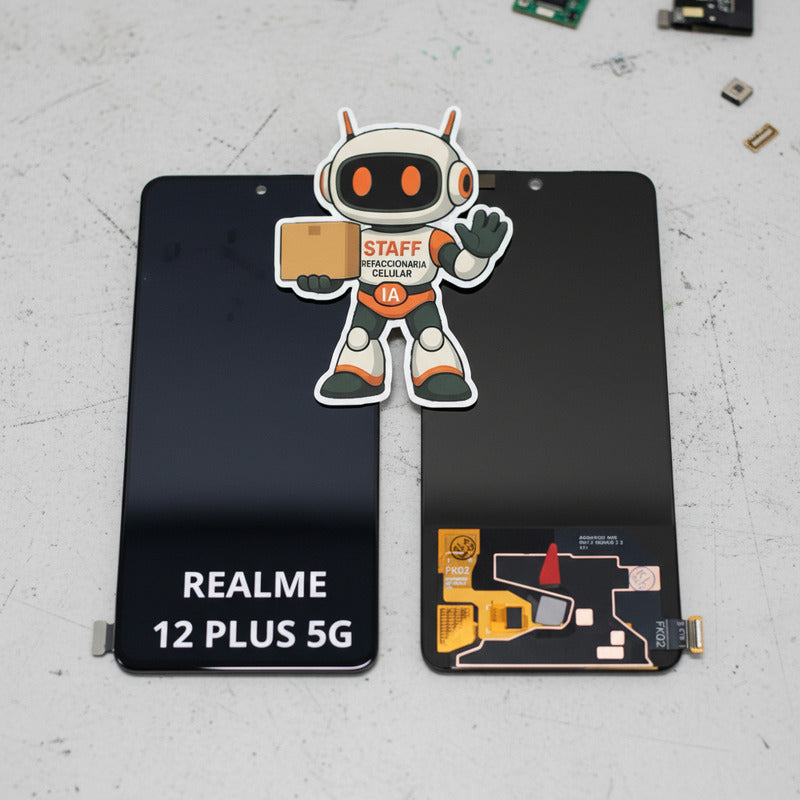 Pantalla Realme 12 Plus 5g Rmx3867 Oled Marco Alta Calidad Negro