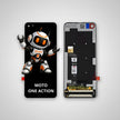 Pantalla Compatible Motorola One Action Alta Calidad Premium Negro