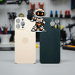 Tapa Tarsera iPhone 13 Pro Dorado Alta Calidad Premium Staff