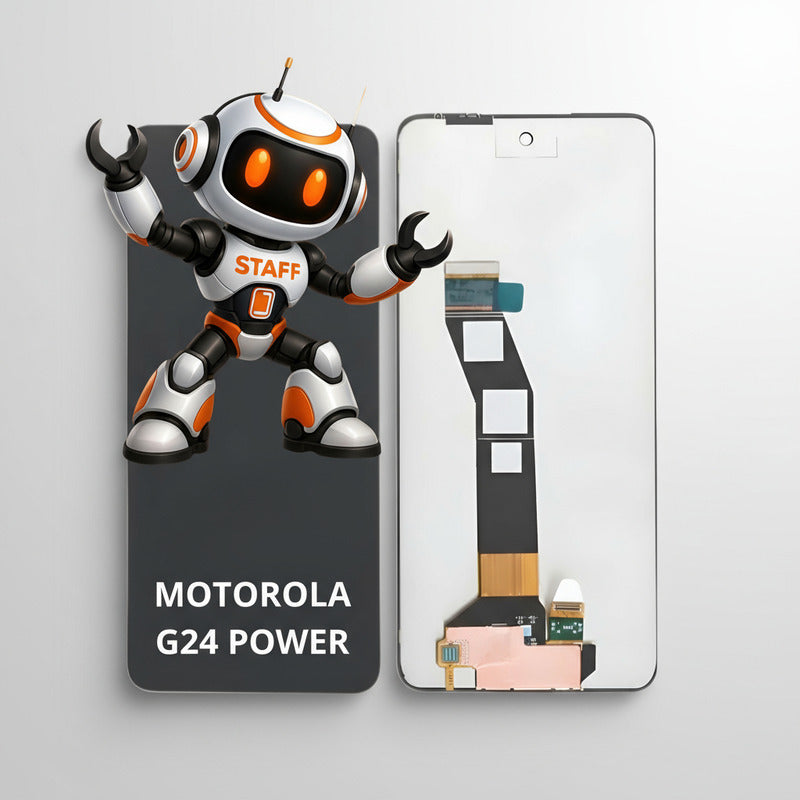 Pantalla Compatible Motorola G24 Power  Alta Calidad Premium Negro