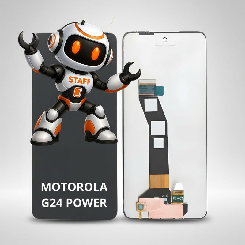 Pantalla Compatible Motorola G24 Power  Alta Calidad Premium Negro