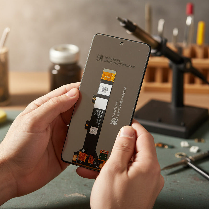 Pantalla Compatible Motorola G22  Alta Calidad Premium Negro