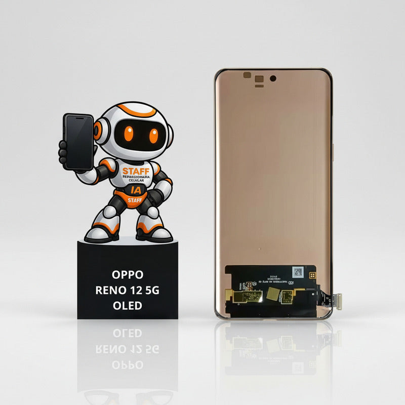 Pantalla Oppo Reno 12 5g Oled Cph2625 Alta Calidad Premium Negro