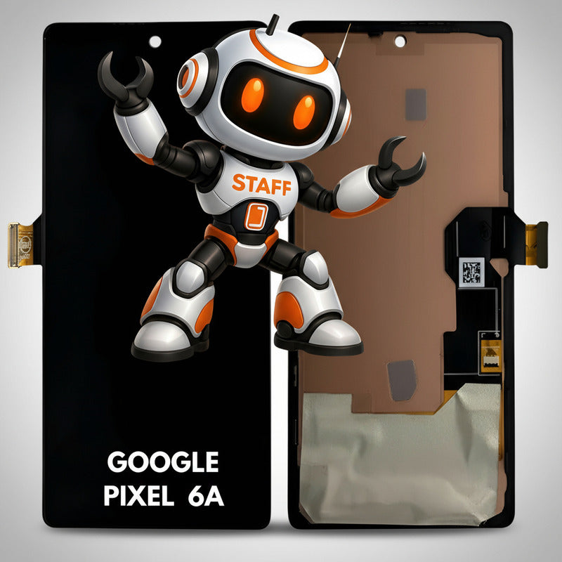 Pantalla Compatible Google Pixel 6a Alta Calidad Premium Negro