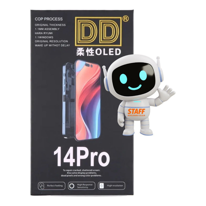 Pantalla Para iPhone 14 Pro Oled Alta Calidad Dd Premium Negro