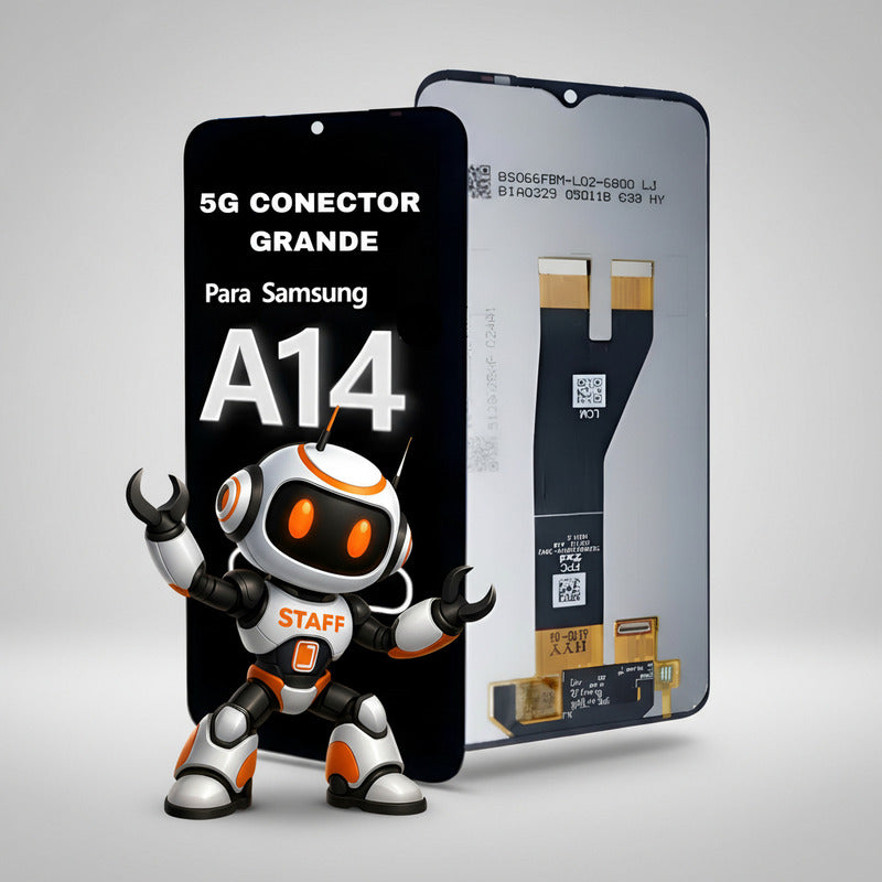 Pantalla Samsung A14 5g A146b Conector Gde Calidad Premium Negro
