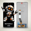 Pantalla Compatible Motorola G73  Alta Calidad Premium Negro