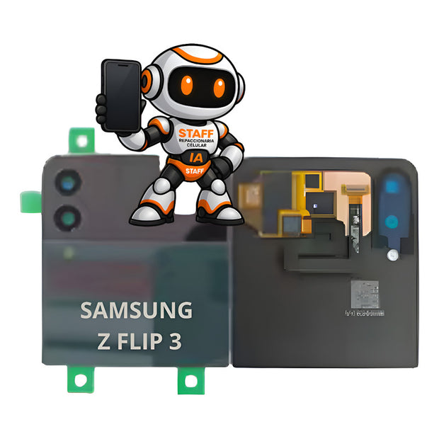 Pantalla Externa Samsung Z Flip 3 Alta Calidad Premium Negro