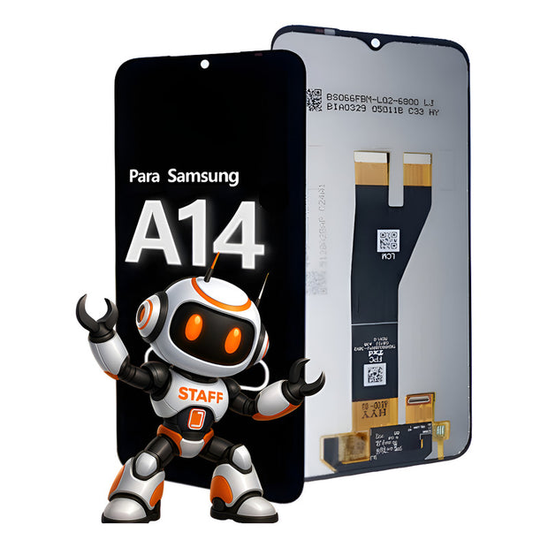 Pantalla Samsung A14 5g A146p Conector Ch Calidad Premium Negro