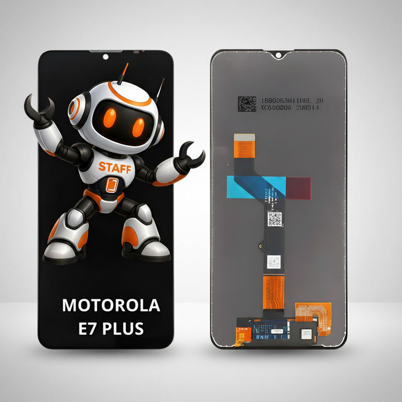 Pantalla Compatible Motorola E7 Plus Alta Calidad Premium Negro
