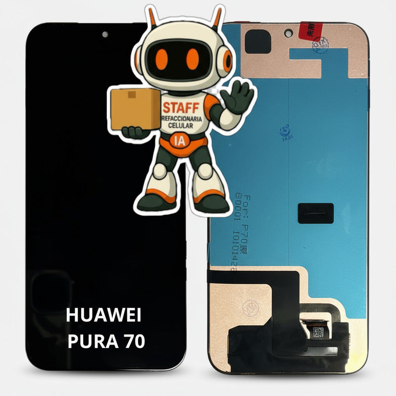 Pantalla  Huawei Pura 70  Ady Lx9 Alta Calidad Premium Negro