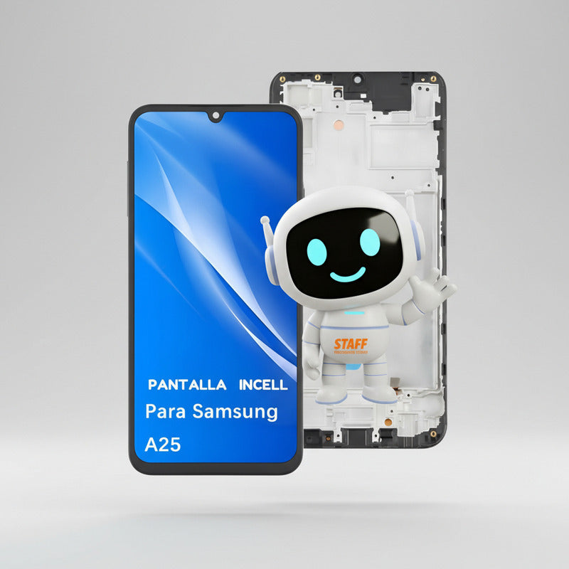 Pantalla Display Para Samsung A25 A256e/n A256e Incell Marco Negro
