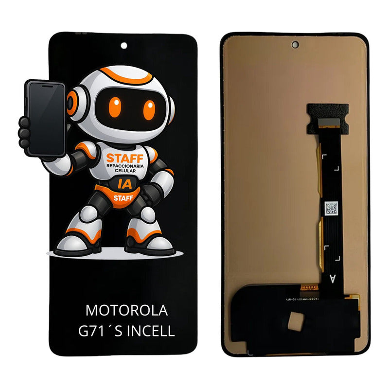Pantalla Motorola G71 S Calidad Incell Negro