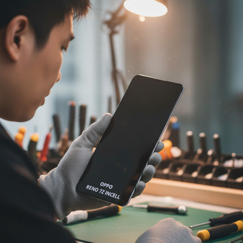 Pantalla Compatible Oppo Reno 7z Ncell Calidad Premium Negro